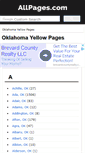 Mobile Screenshot of ok.allpages.com