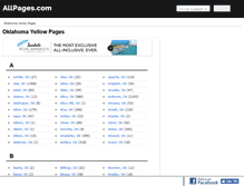 Tablet Screenshot of ok.allpages.com