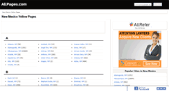 Desktop Screenshot of nm.allpages.com
