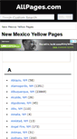Mobile Screenshot of nm.allpages.com