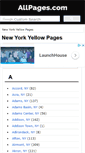 Mobile Screenshot of ny.allpages.com