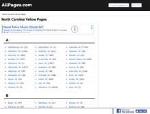 Tablet Screenshot of nc.allpages.com