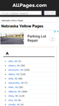 Mobile Screenshot of ne.allpages.com