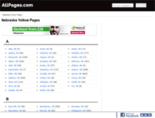 Tablet Screenshot of ne.allpages.com