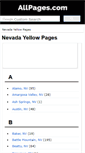 Mobile Screenshot of nv.allpages.com