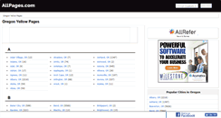 Desktop Screenshot of or.allpages.com