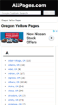 Mobile Screenshot of or.allpages.com