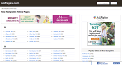 Desktop Screenshot of nh.allpages.com