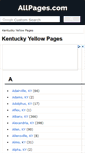 Mobile Screenshot of ky.allpages.com
