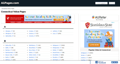 Desktop Screenshot of ct.allpages.com