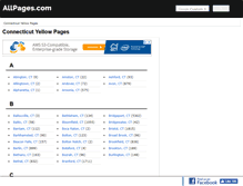 Tablet Screenshot of ct.allpages.com