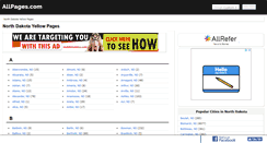 Desktop Screenshot of nd.allpages.com