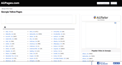 Desktop Screenshot of ga.allpages.com