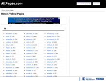 Tablet Screenshot of il.allpages.com