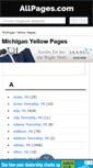 Mobile Screenshot of mi.allpages.com