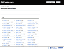 Tablet Screenshot of mi.allpages.com